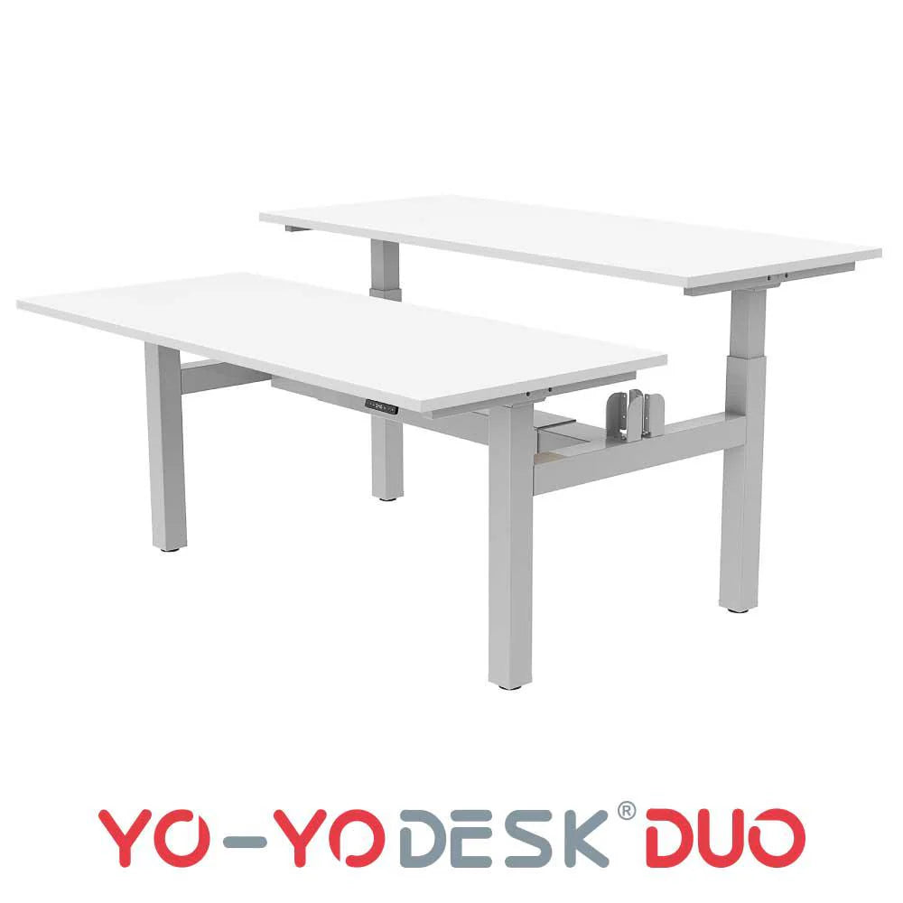 Yo-Yo DESK DUO YO-YO DESK Silver White