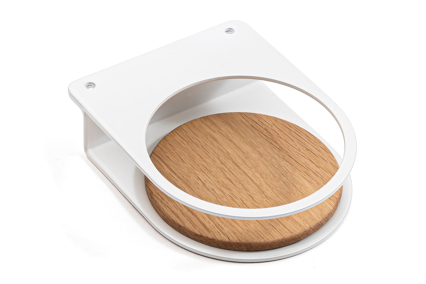 ErgoHide Cup Holder Oak White