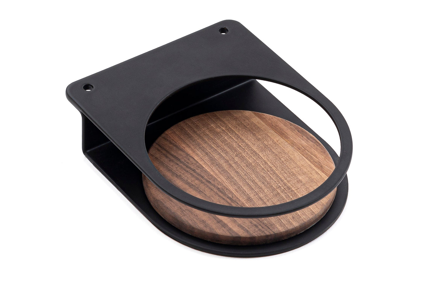 ErgoHide Cup Holder Walnut Black