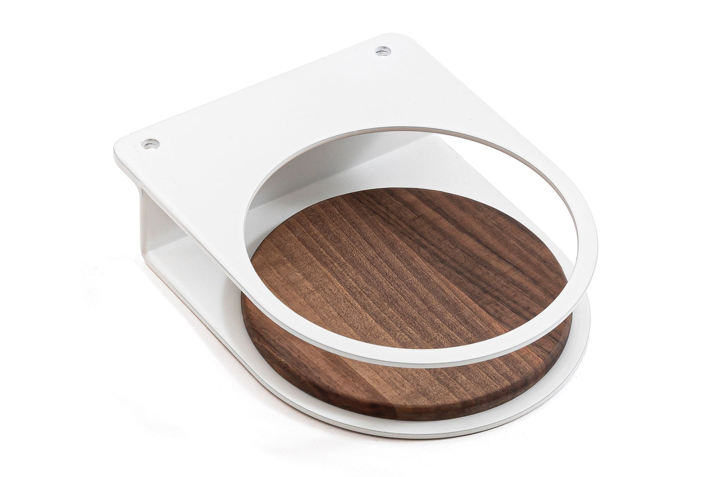 ErgoHide Cup Holder Walnut White