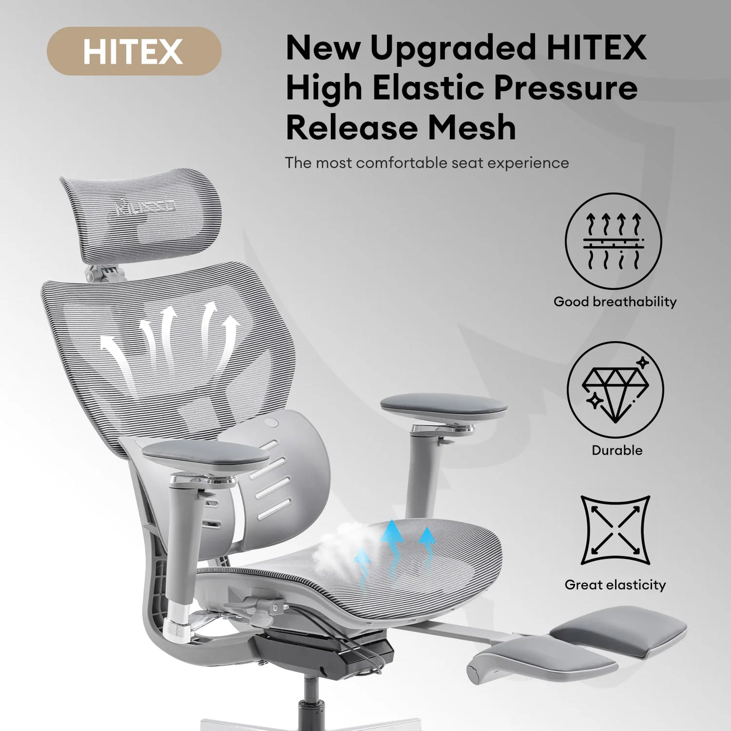 MUSSO X700 Ergonomic Office Chair with GlideTrack Technology