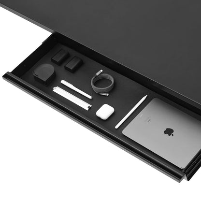 Hexcal Under-Desk Drawer – Ultra-Slim Steel Storage Drawer with Silent Glide for Standing Desks