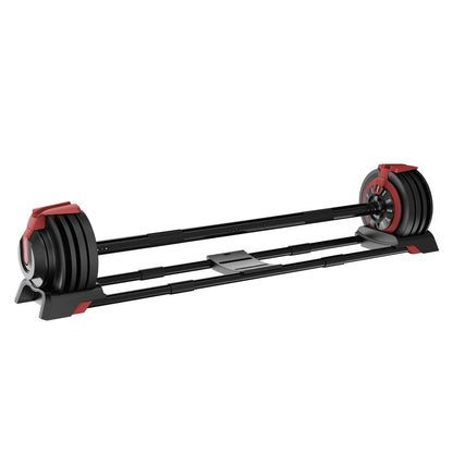 King Smith Fitness 24 kg 3-in-1 Adjustable Dumbbell, Barbell & Kettlebell Set
