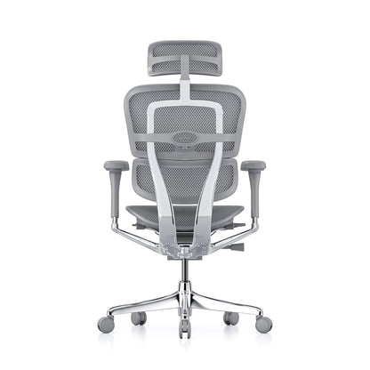 Ergohuman Office Chair- Grey Mesh Office Chair Ergohuman With Headrest Grey
