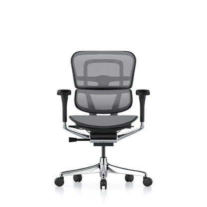 Ergohuman Office Chair- Grey Mesh Office Chair Ergohuman Without Headrest Black