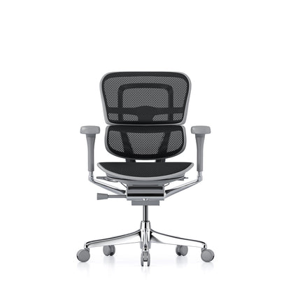 Ergohuman Office Chair- Black Mesh Office Chair Ergohuman Without Headrest Grey