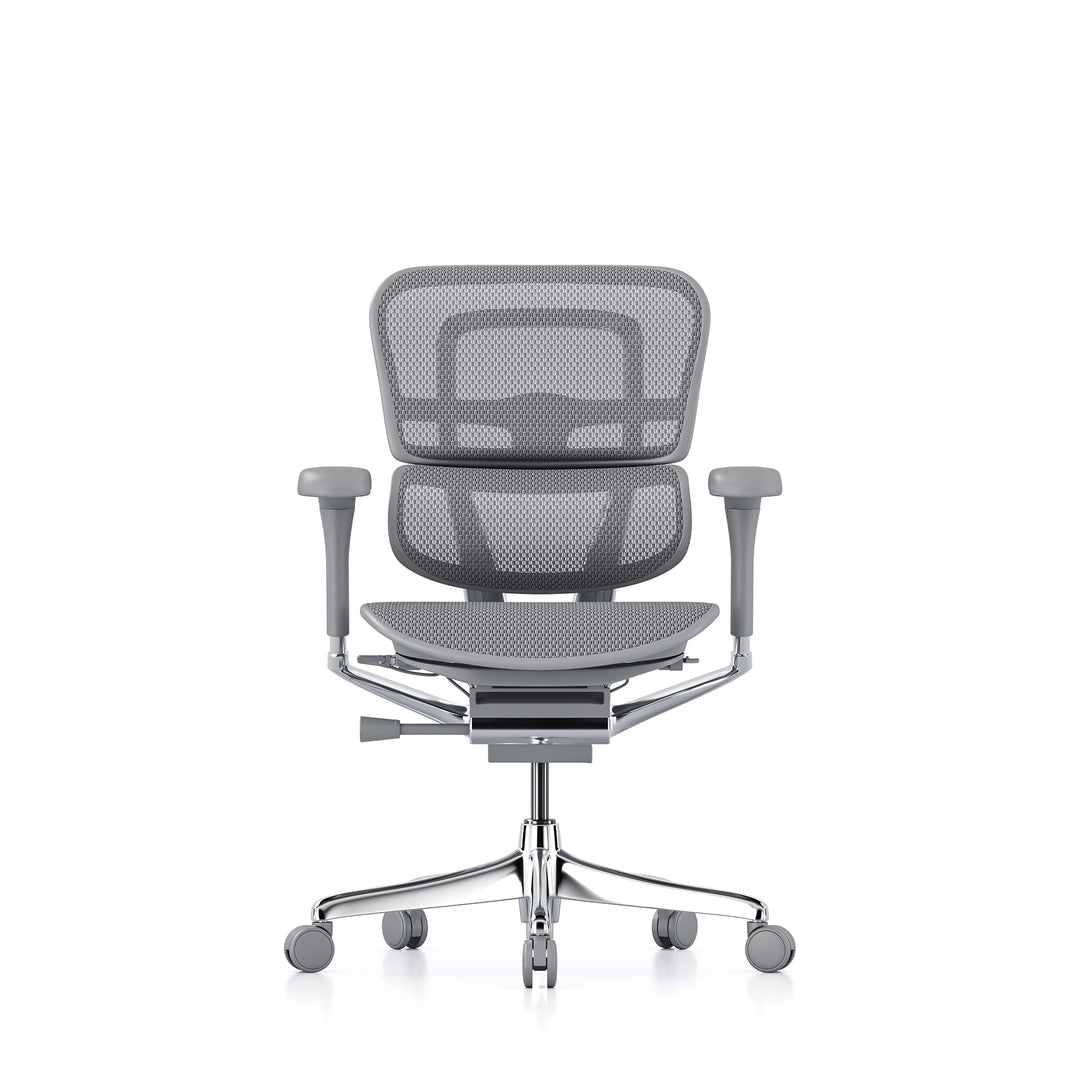 Ergohuman Office Chair- Grey Mesh Office Chair Ergohuman Without Headrest Grey