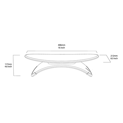 Strata Footrest dimensions - beflo