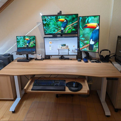ErgoHide Standing Desk – With Extended Cable Space