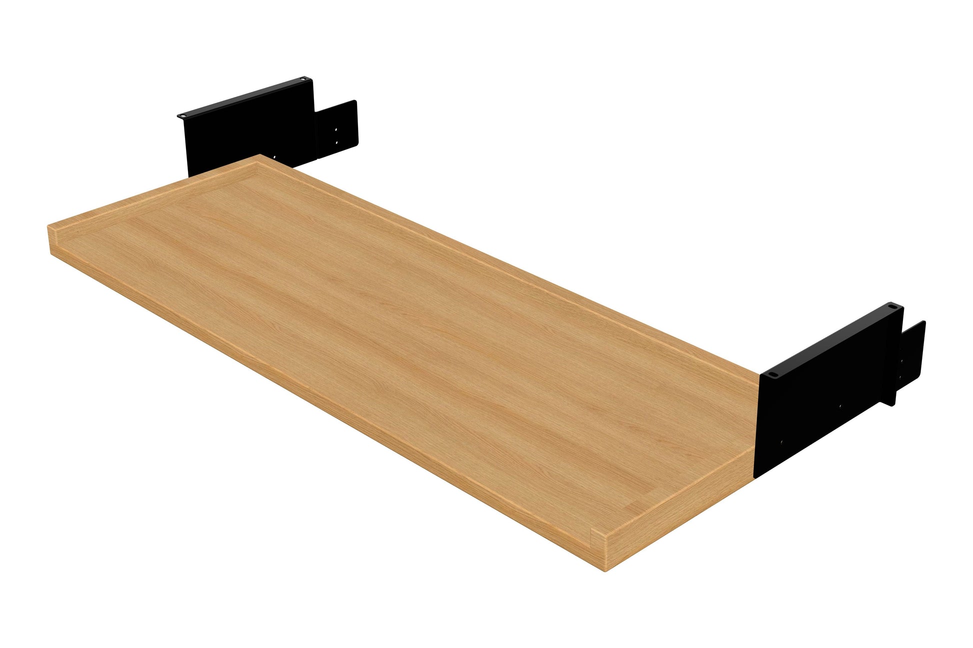 ErgoHide Keyboard Tray 110cm Oak Black