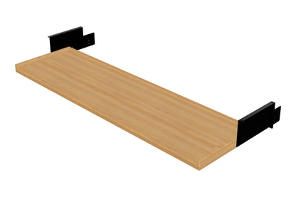 ErgoHide Keyboard Tray 140cm Oak Black