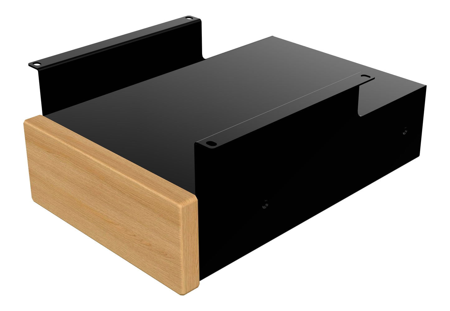 ErgoHide Under Desk Drawer Oak Black