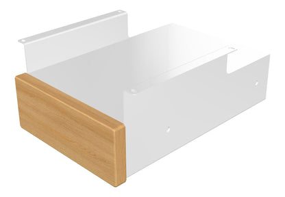 ErgoHide Under Desk Drawer Oak White
