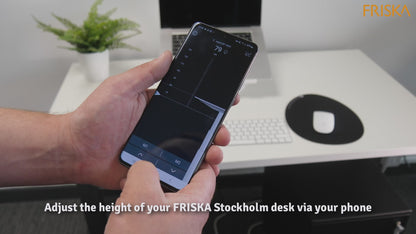 Stockholm Height Adjustable Corner Desk(With Bluetooth Control)