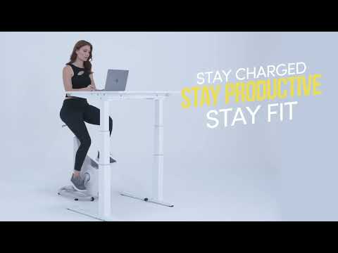LifeSpan Ampera Power-Generating Under Desk Bike Desk Bike LifeSpan
