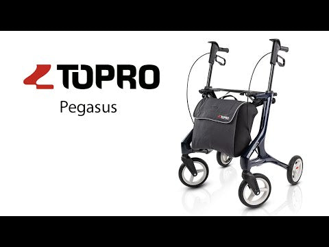 TOPRO Pegasus Carbon Rollator – Lightweight and Stylish Mobility Aid Rollator TOPRO