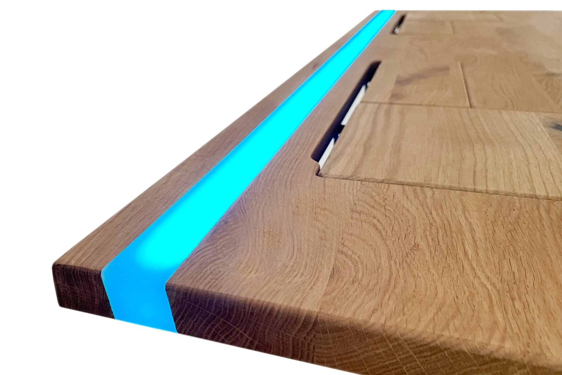 ErgoHide epoxy LED desk full view