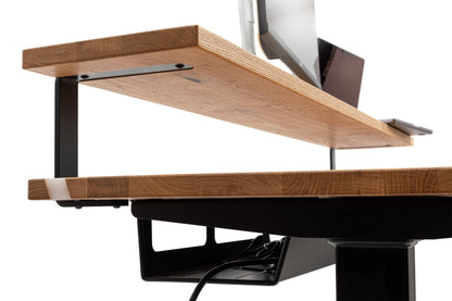 ErgoHide Floating Shelf on desk