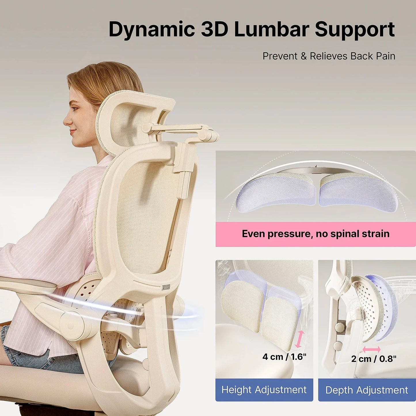 Hinomi Q2 Ergonomic Office Chair with Complimentary Footrest – The Next Generation of the Q1
