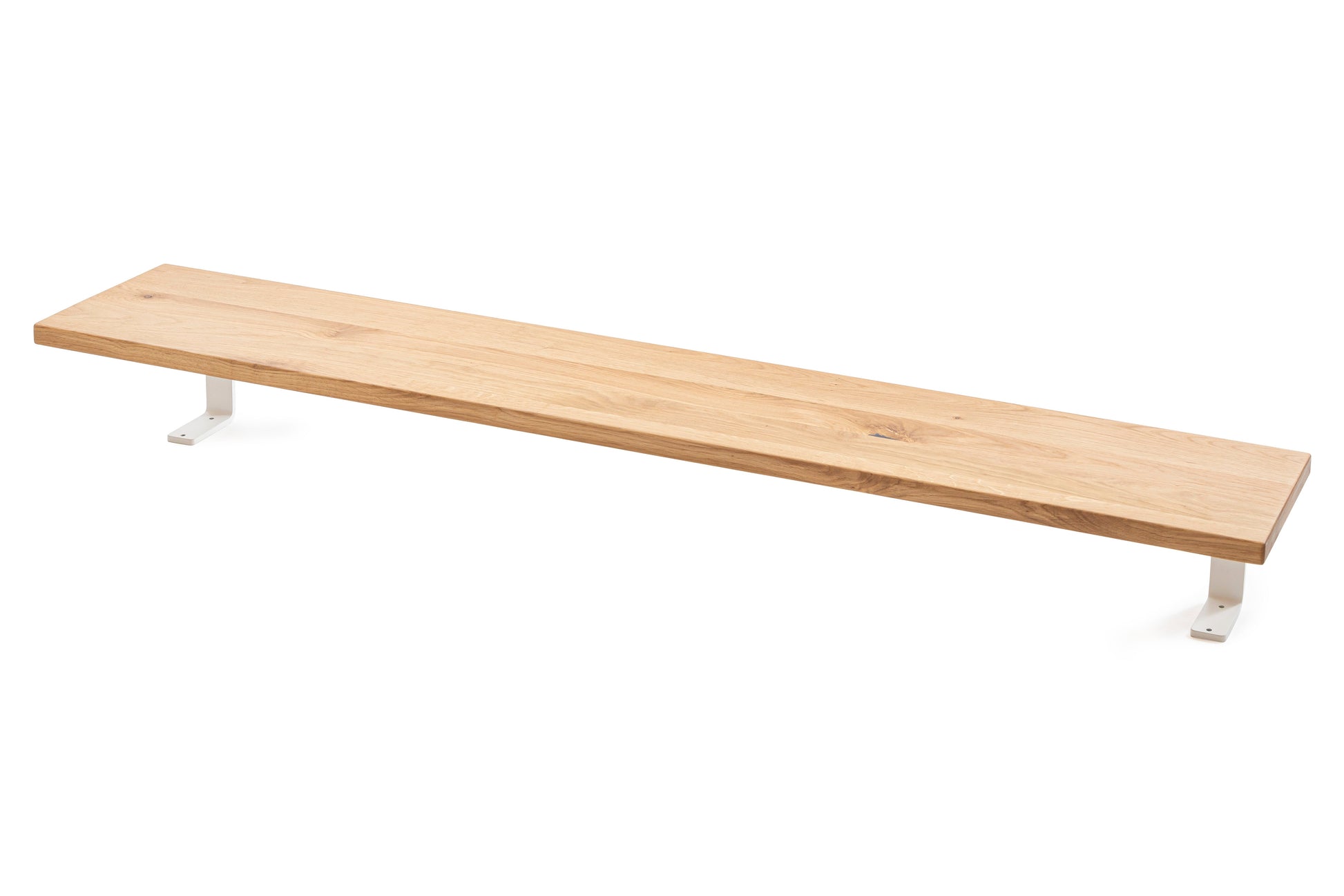 ErgoHide Floating Shelf Oak White