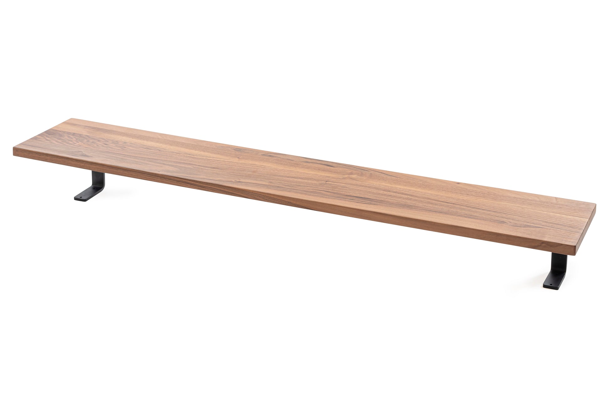 ErgoHide Floating Shelf Walnut Black