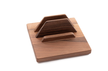 ErgoHide Notebook Tablet Holder Walnut