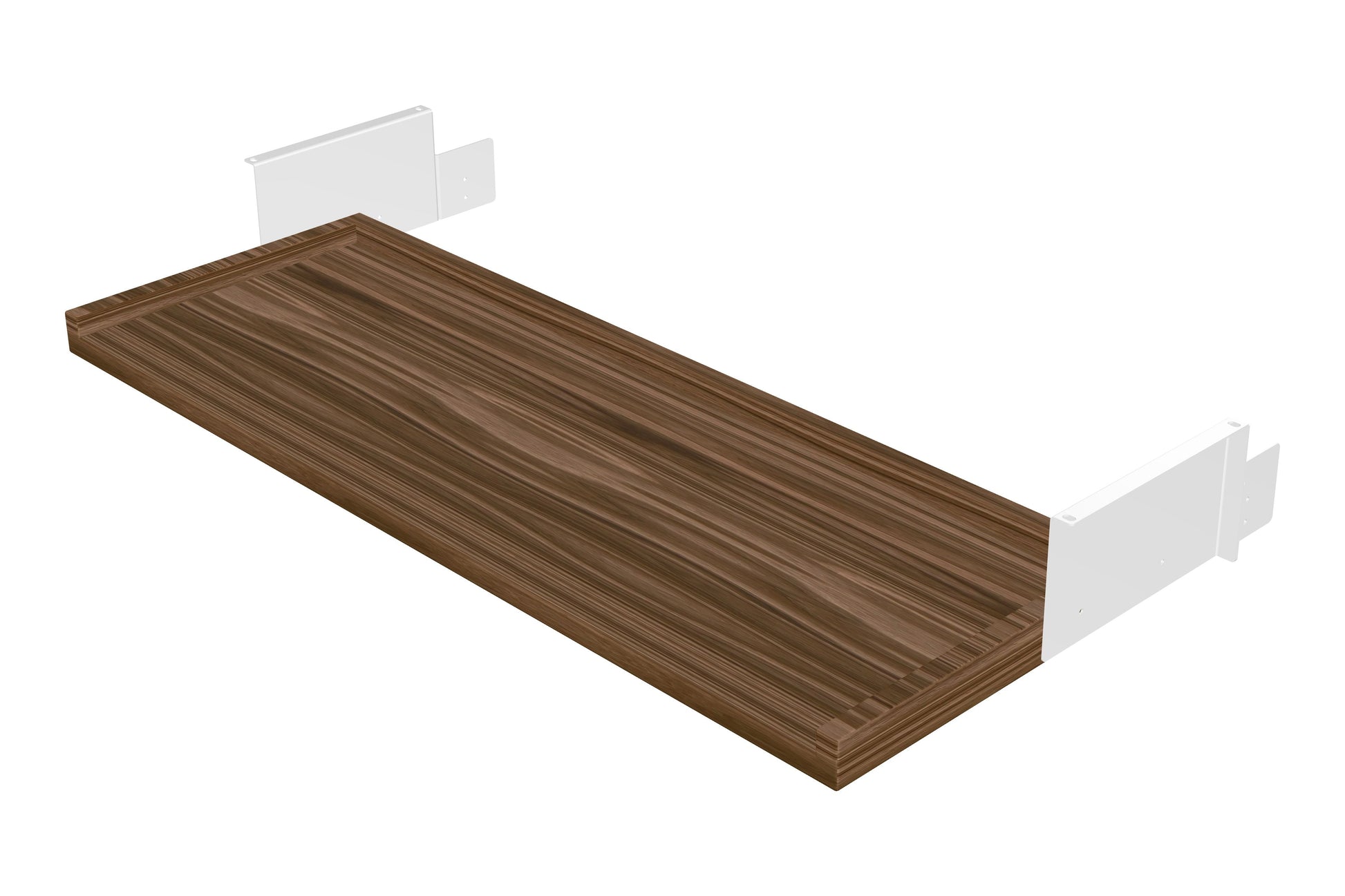 ErgoHide Keyboard Tray 110cm Walnut White