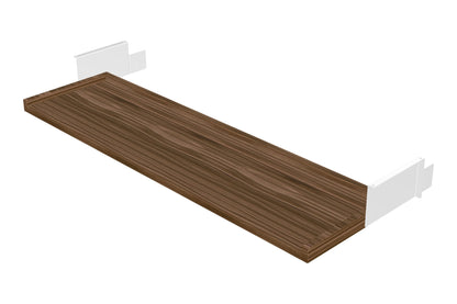 ErgoHide Keyboard Tray 140cm Walnut White