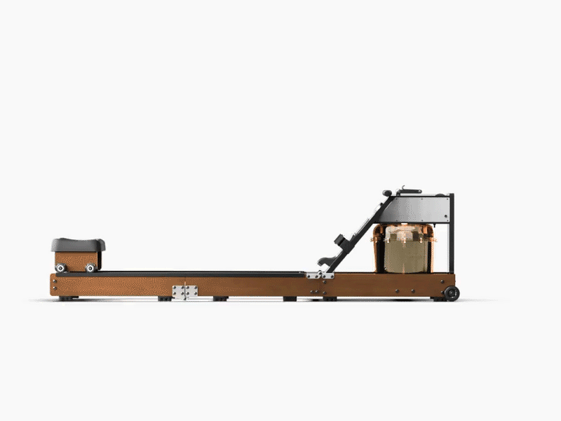 King Smith Fitness WM10 Foldable Water & Magnetic Rowing Machine