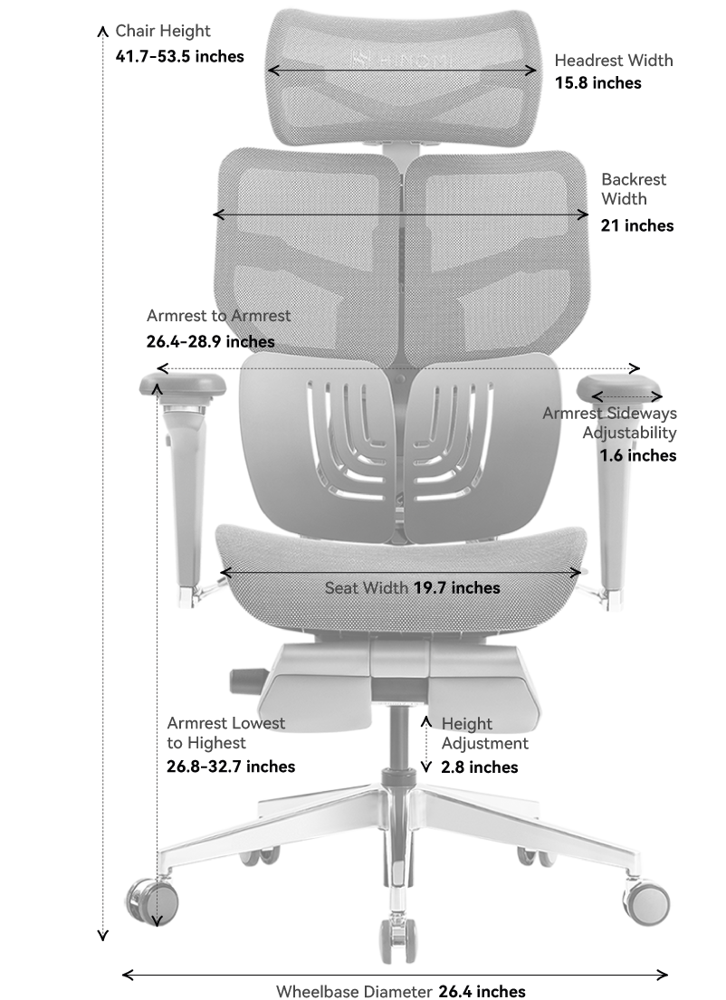 HINOMI X1 Ergonomic Chair: Robust Design, Supreme Comfort