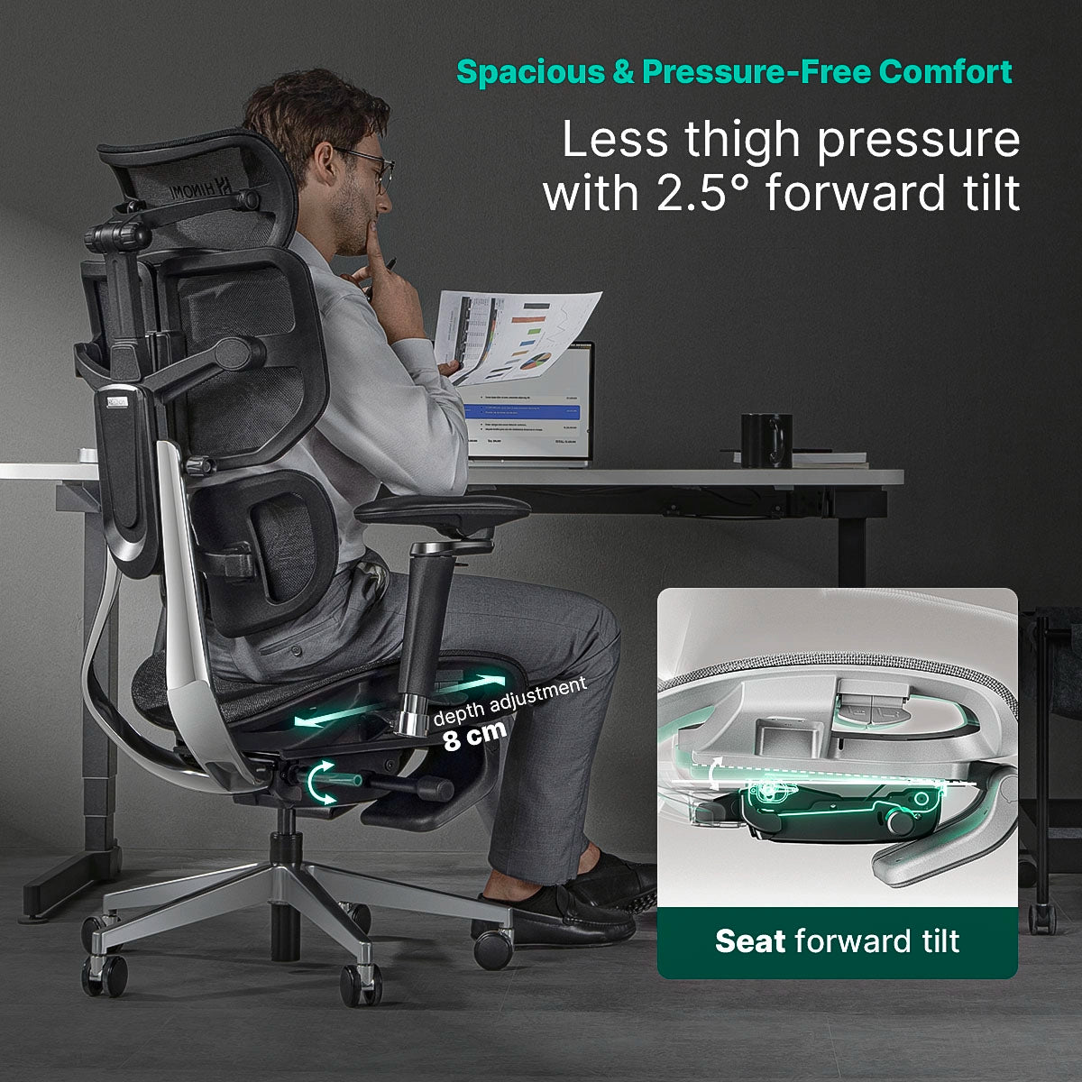 HINOMI X2 Pro Ergonomic Desk Chair (Improved X1 Model)